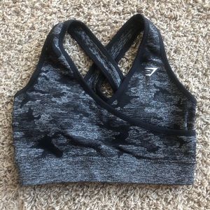 Gymshark camo bra